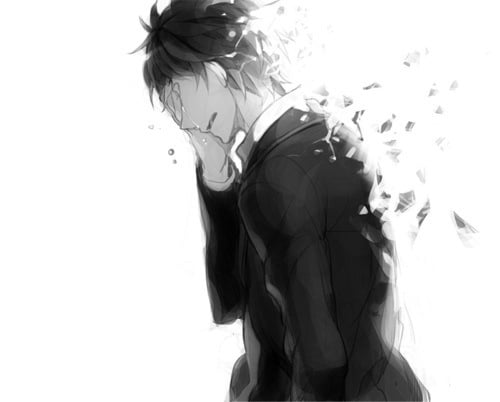 Anime boy buồn