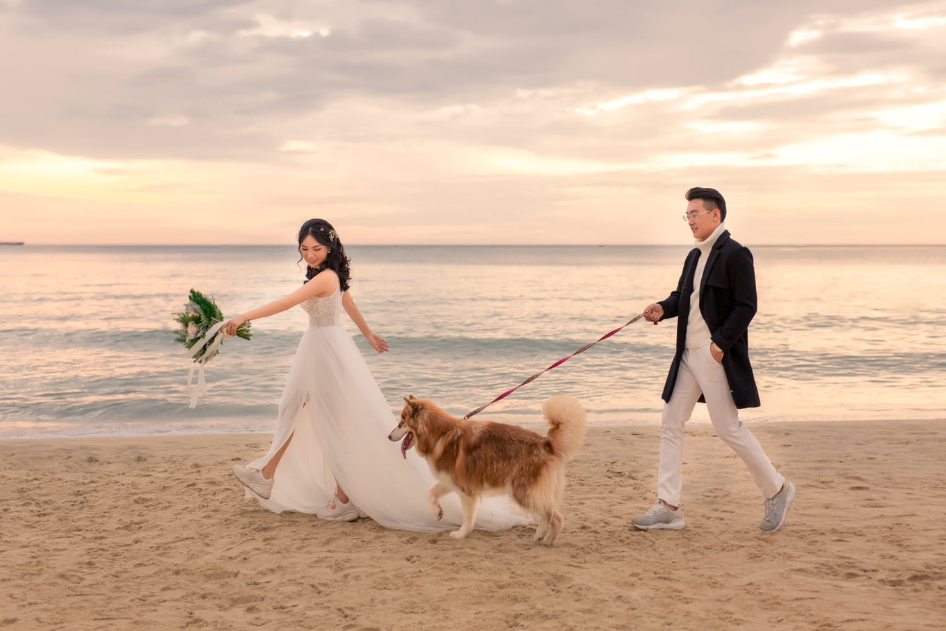 Bộ hình cưới đẹp ở biển Mỹ Khê Đà Nẵng