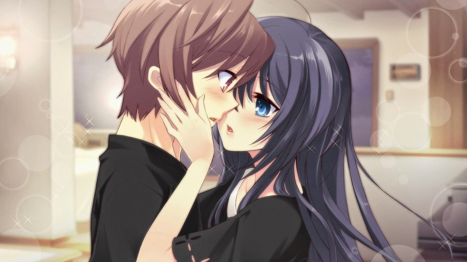 Hình hình họa Anime dễ thương đẹp mắt tình thương yêu lãng mạn