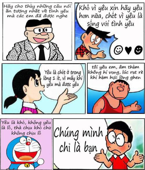 Hình chế doremon về tình yêu