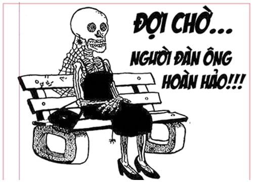 Hình chế vui đợi chờ người đàn ông hoàn hảo