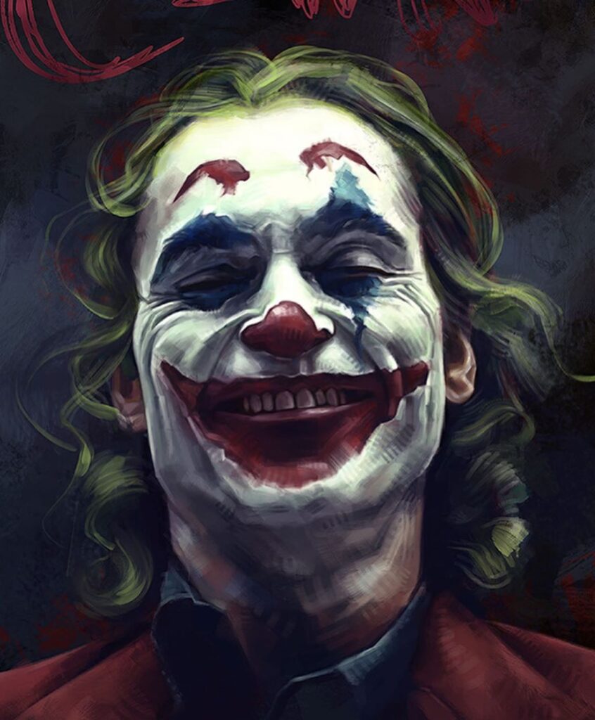 Hình mặt mày Joker cười