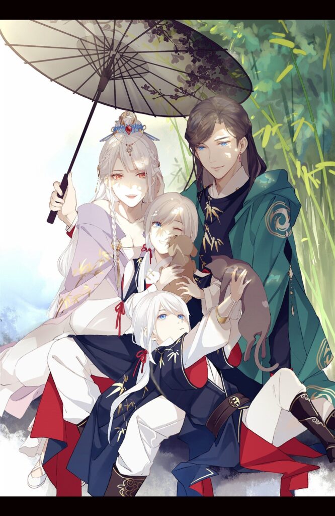 Hình Anime gia đình đẹp