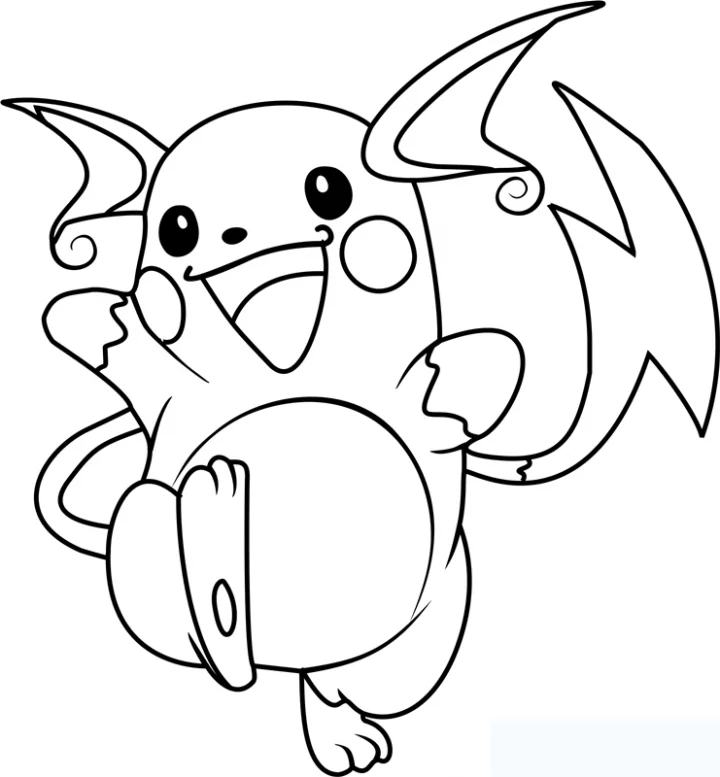 Hình Pokemon tô màu cực cute