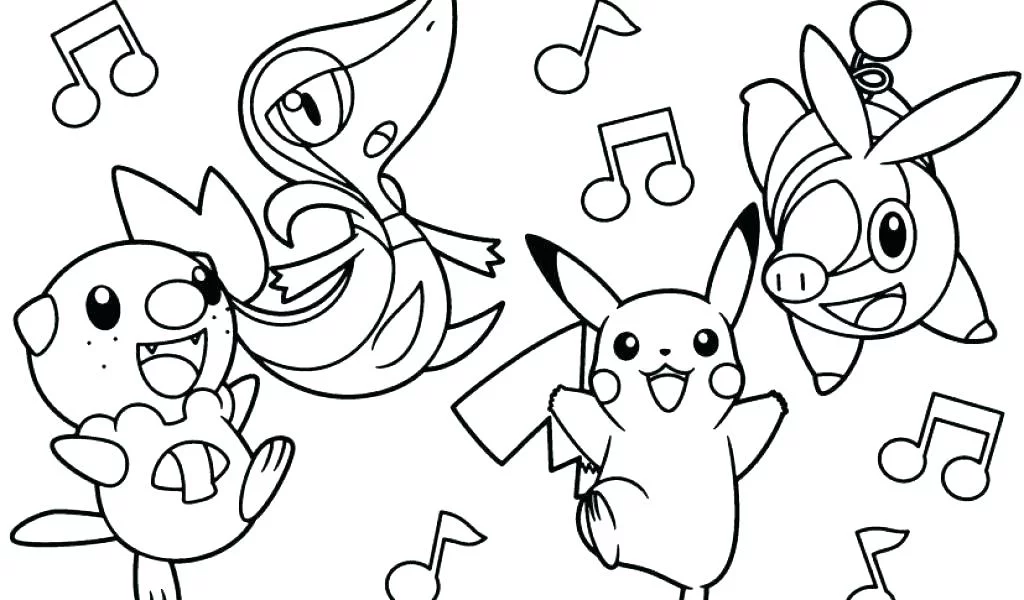 Tuyển tập hình ảnh tô màu pokemon đẹp nhất