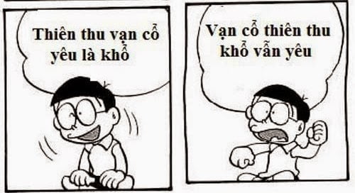 Hình chế thơ Nobita hài hước