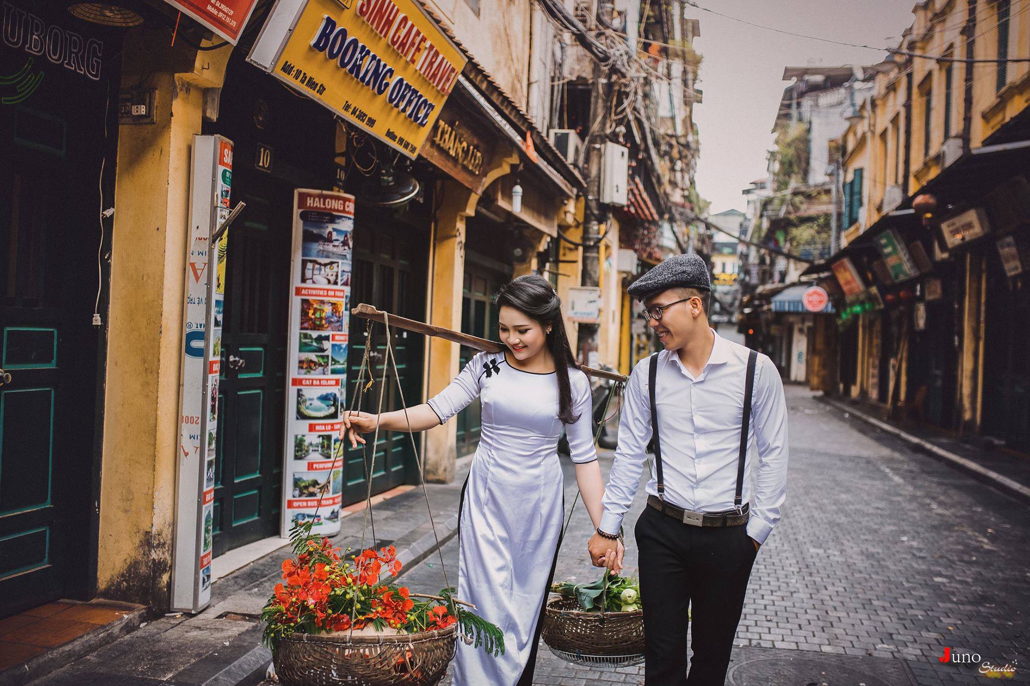 Hình cưới đẹp ở phố cổ Hà Nội