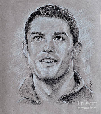 Hình vẽ Ronaldo bằng bút chì cực đẹp