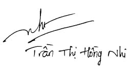 Kiểu chữ ký tên Nhi