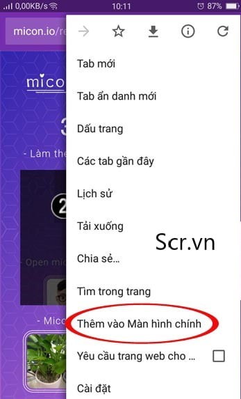 Micon ứng dụng