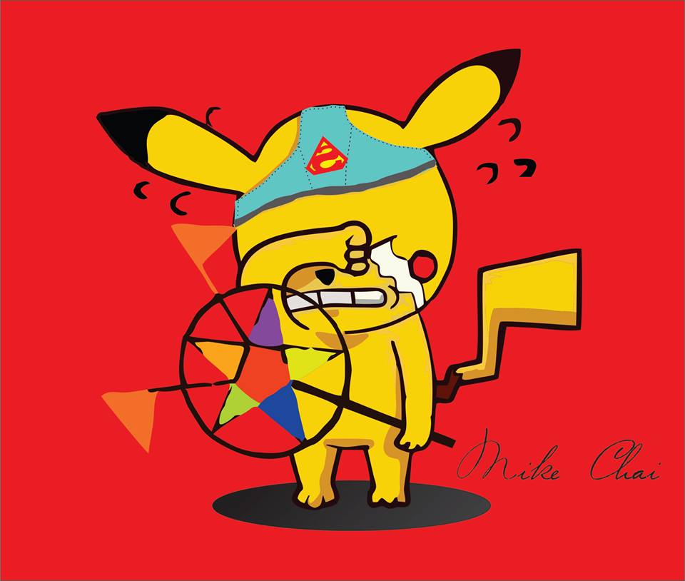 Pikachu cầm lồng đèn chơi trung thu