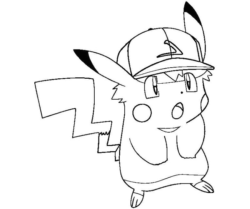 Tô màu cho Pikachu