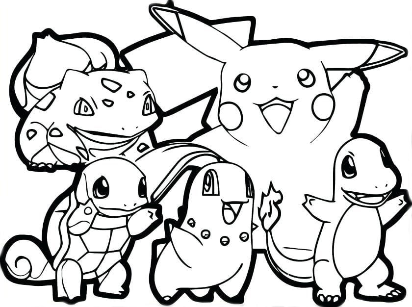 Tranh Pokemon dễ thương
