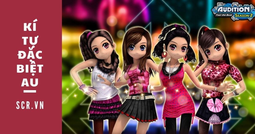 kí tự đặc biệt au