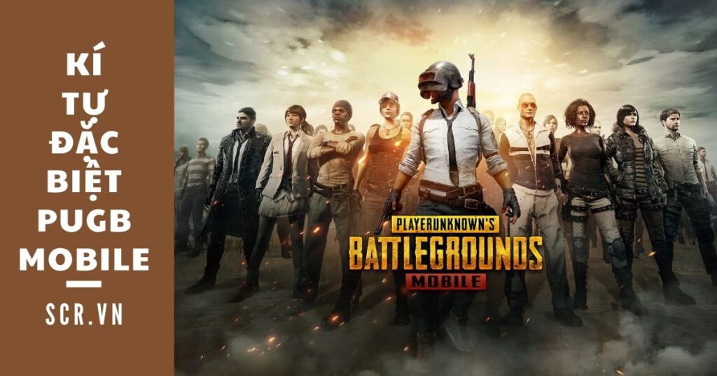 kí tự đặc biệt pubg moible