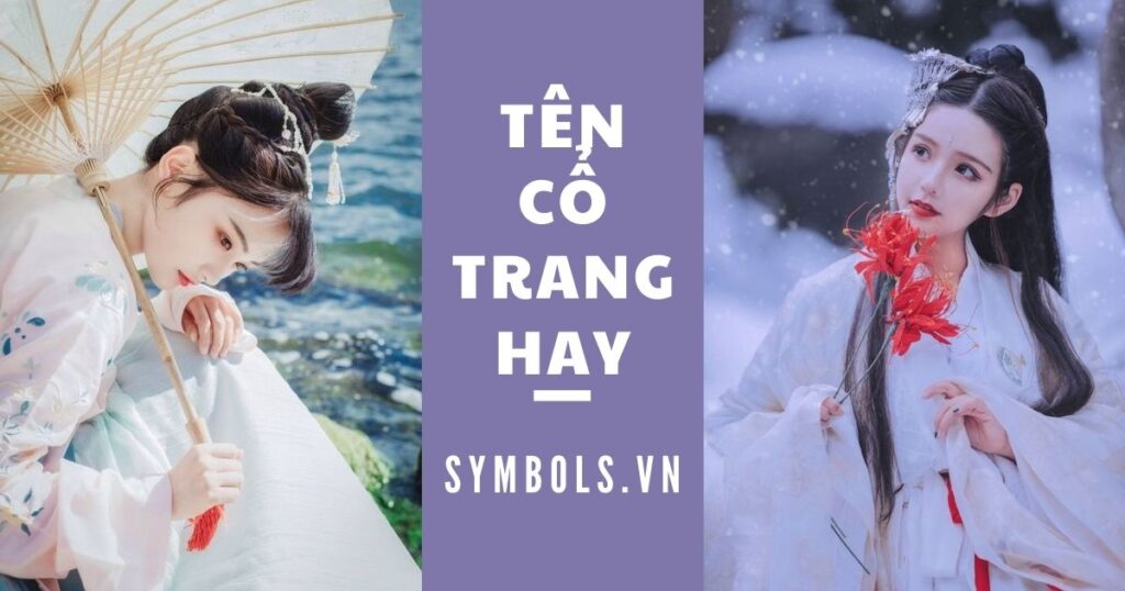 tên cổ trang hay