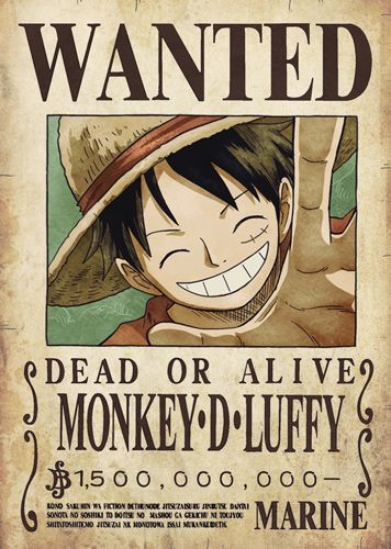 Ảnh Wanted One Piece Luffy