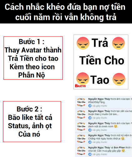 Cách Thay Ảnh Đòi Nợ Khéo