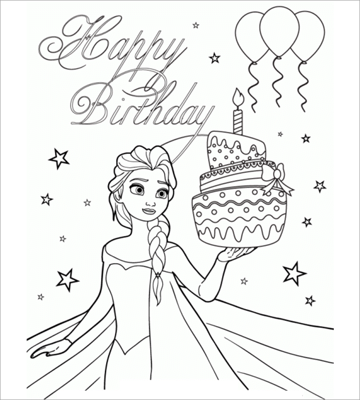 Công chúa Elsa chúc mừng sinh nhật