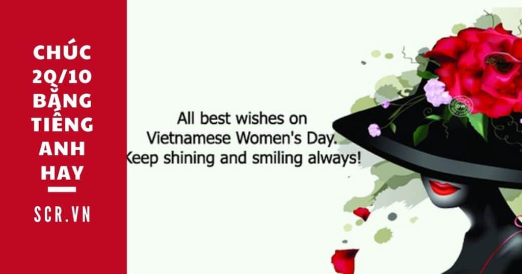 chúc 20.10 bằng tiếng anh