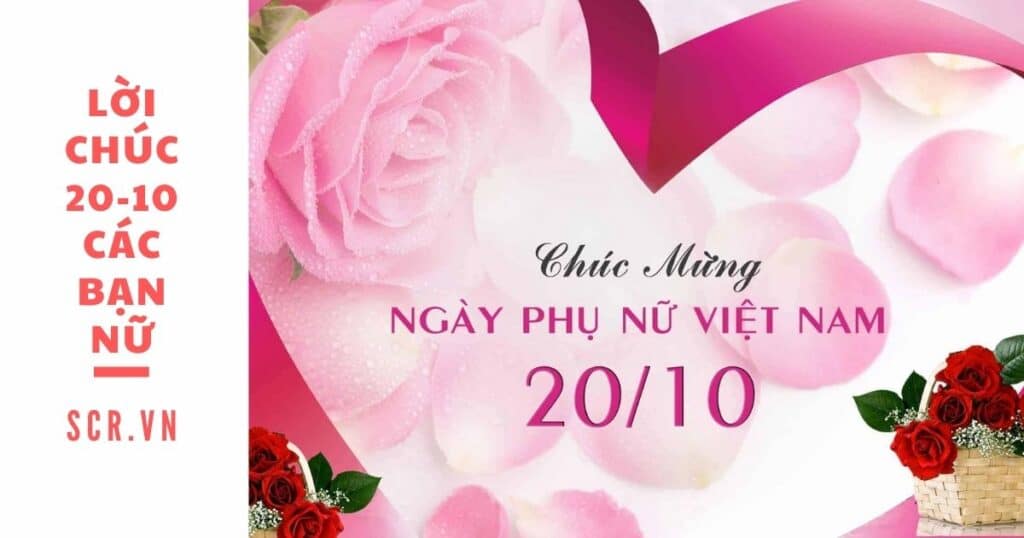 lời chúc 20.10 các bạn nữ
