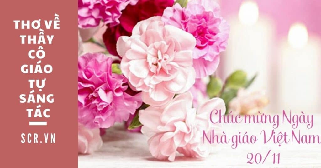 thơ về thầy cô giáo tự sáng tác