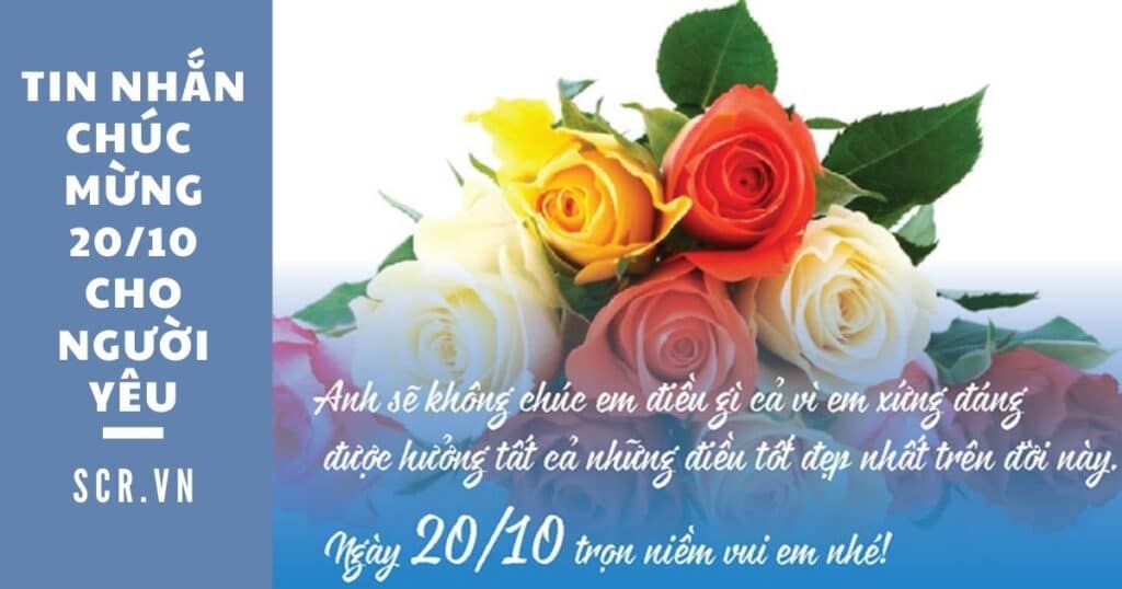 tin nhắn chúc mừng 20.10 cho người yêu