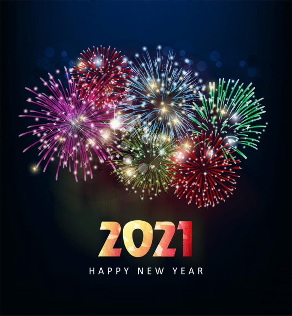 Ảnh Happy New year kèm pháo hoa đẹp