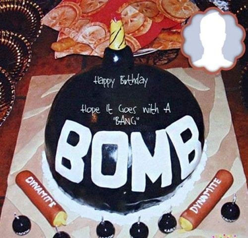 Ảnh chúc mừng sinh nhật hình quả bom độc lạ