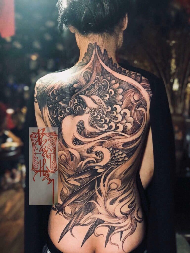 199 Hình xăm đẹp kín lưng, bít lưng được tuyển chọn mới nhất hiện nay |  Girl tattoos, Torso tattoos, Back piece tattoo