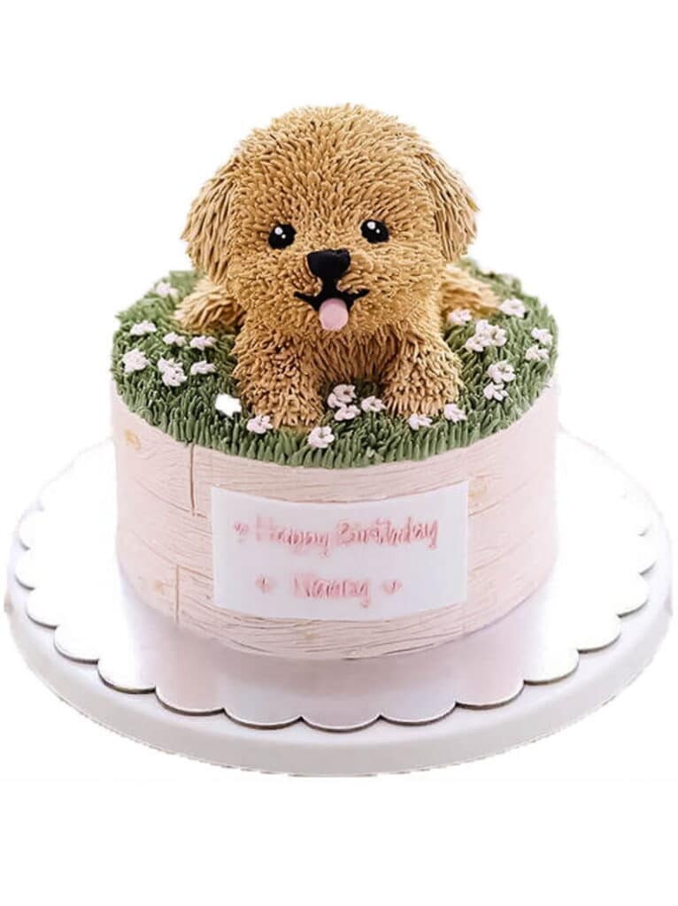 Bánh sinh nhật chúc chó đẹp và dễ thương