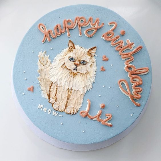 Bánh sinh nhật dành cho những người yêu mèo