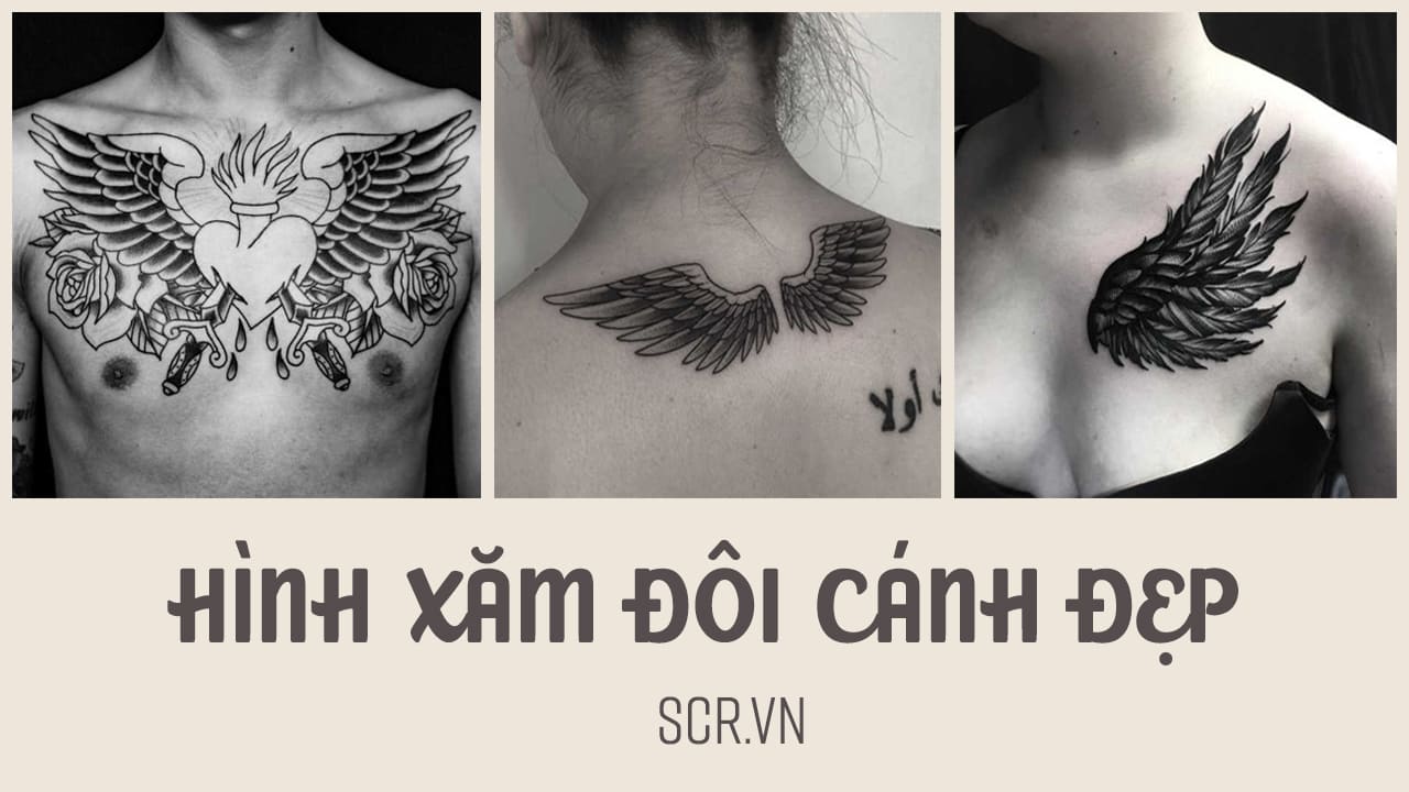 Hình xăm Đôi Cánh (0188) tại ĐỖ NHÂN TATTOO | Hình xăm, Hình xăm đôi cánh, Hình  xăm 3d