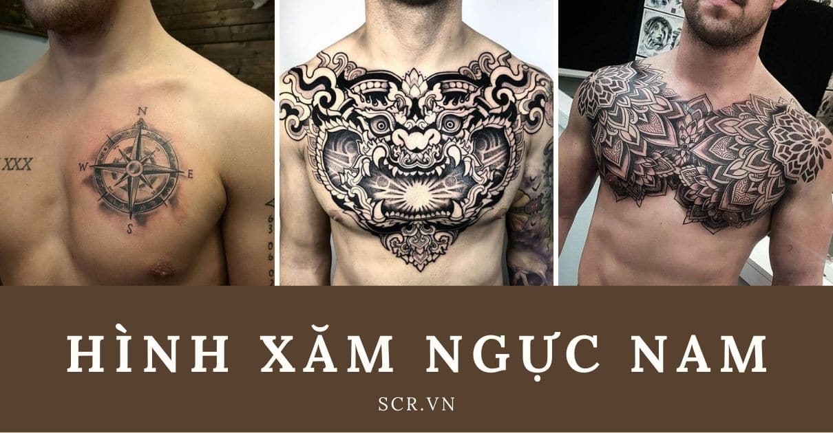Hình Xăm Ngực Nam Đẹp Nhất ❤️ 1001 Tattoo Ngực Nam Ngầu