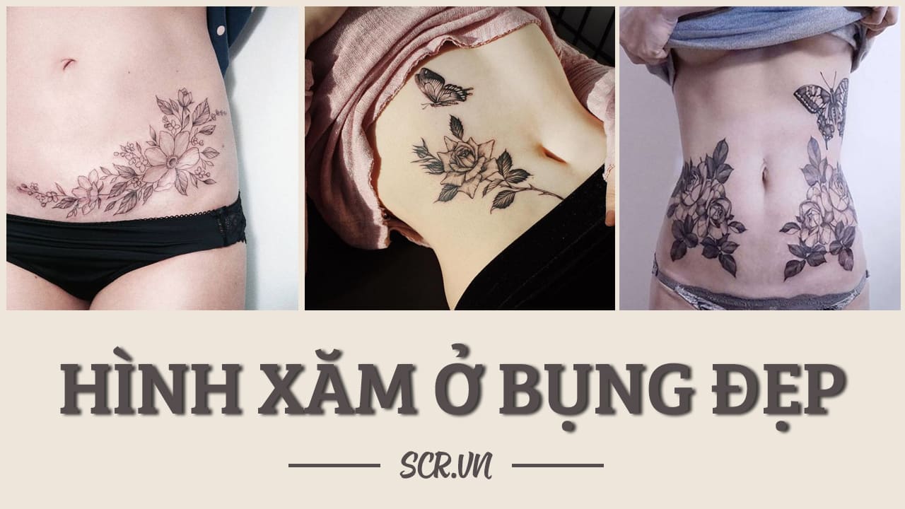 Hình Xăm Ở Bụng Đẹp ❤️ Mẫu Tattoo Xăm Bụng Nam Nữ