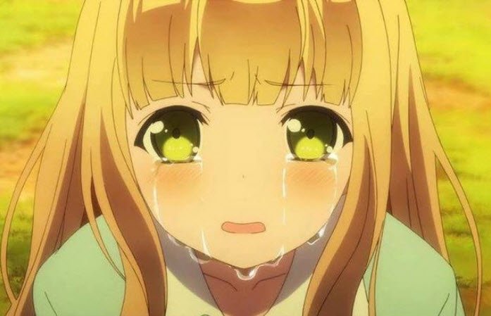 Hình ảnh anime girl khóc đến đau lòng