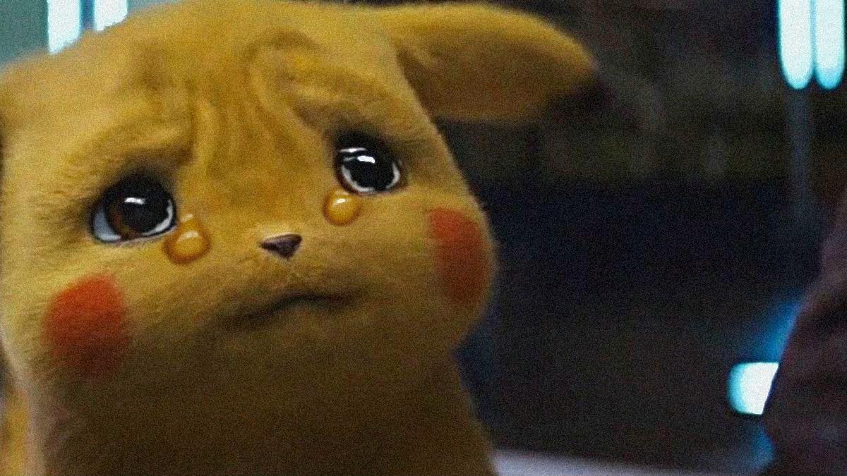 Hình nền Pikachu 3D khóc