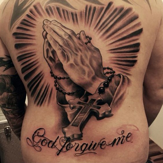 Hình tattoo bàn tay Chúa