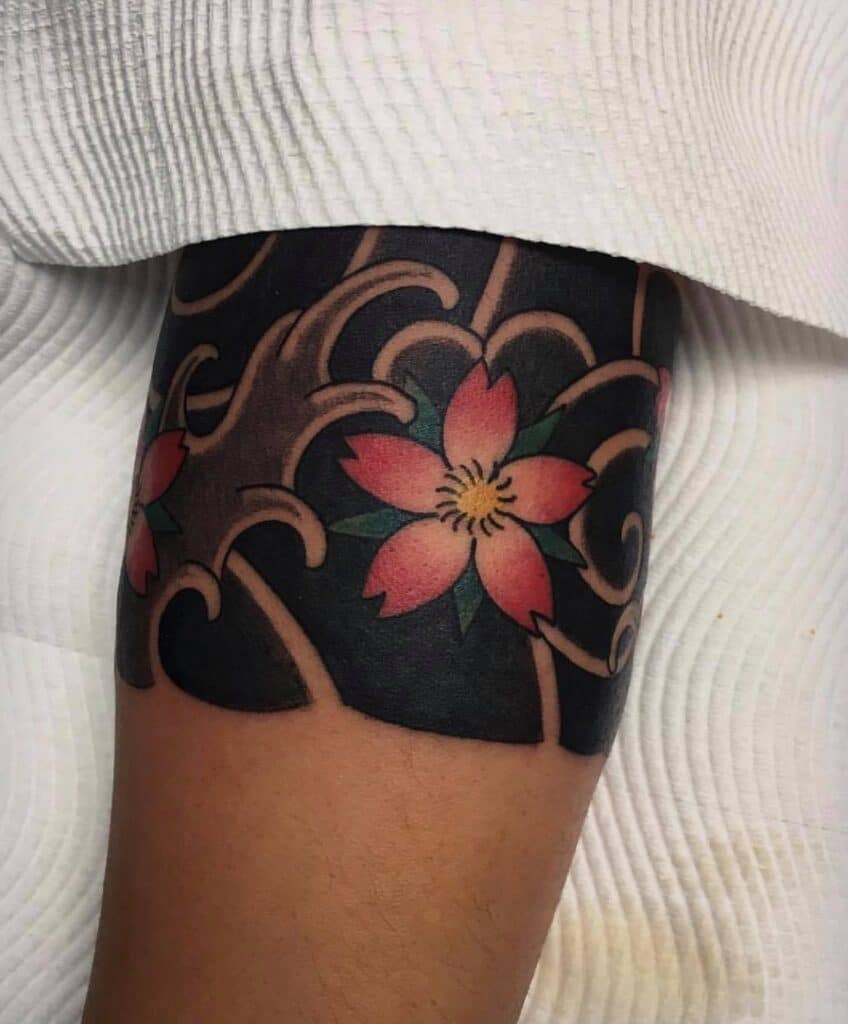 Hình tattoo vòng tay Nhật cổ đẹp