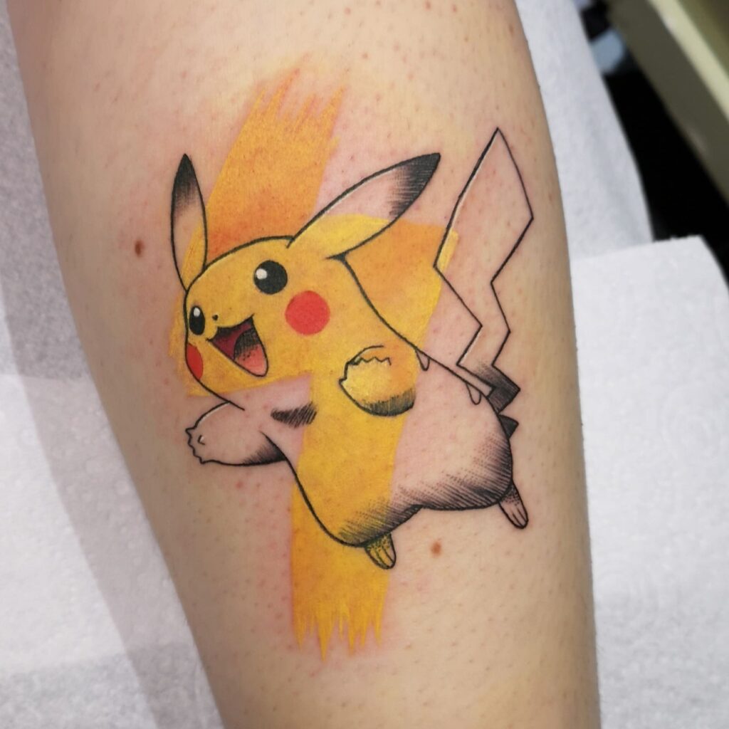 Mẫu Tattoo Pikachu Vorlage