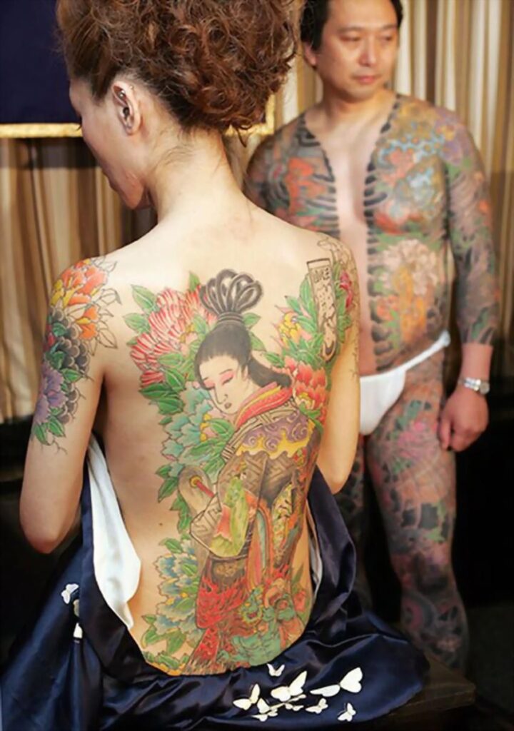 Mẫu xăm tattoo Yakuza cho nữ đẹp