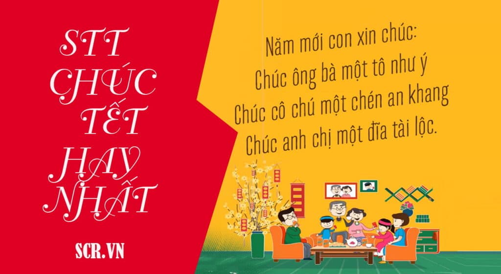 Stt chúc Tết hay nhất