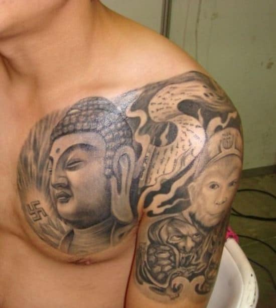 Tattoo Tôn Ngộ Không ở tay đẹp và độc lạ