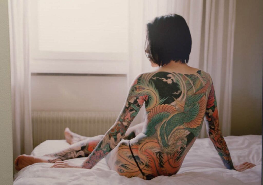 Tattoo Yakuza đẹp độc cho con gái