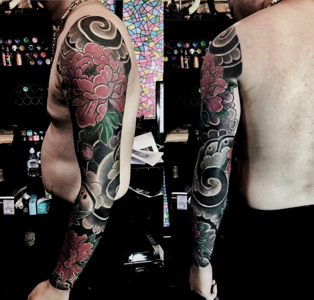 Tattoo bít tay theo kiểu Nhật cổ