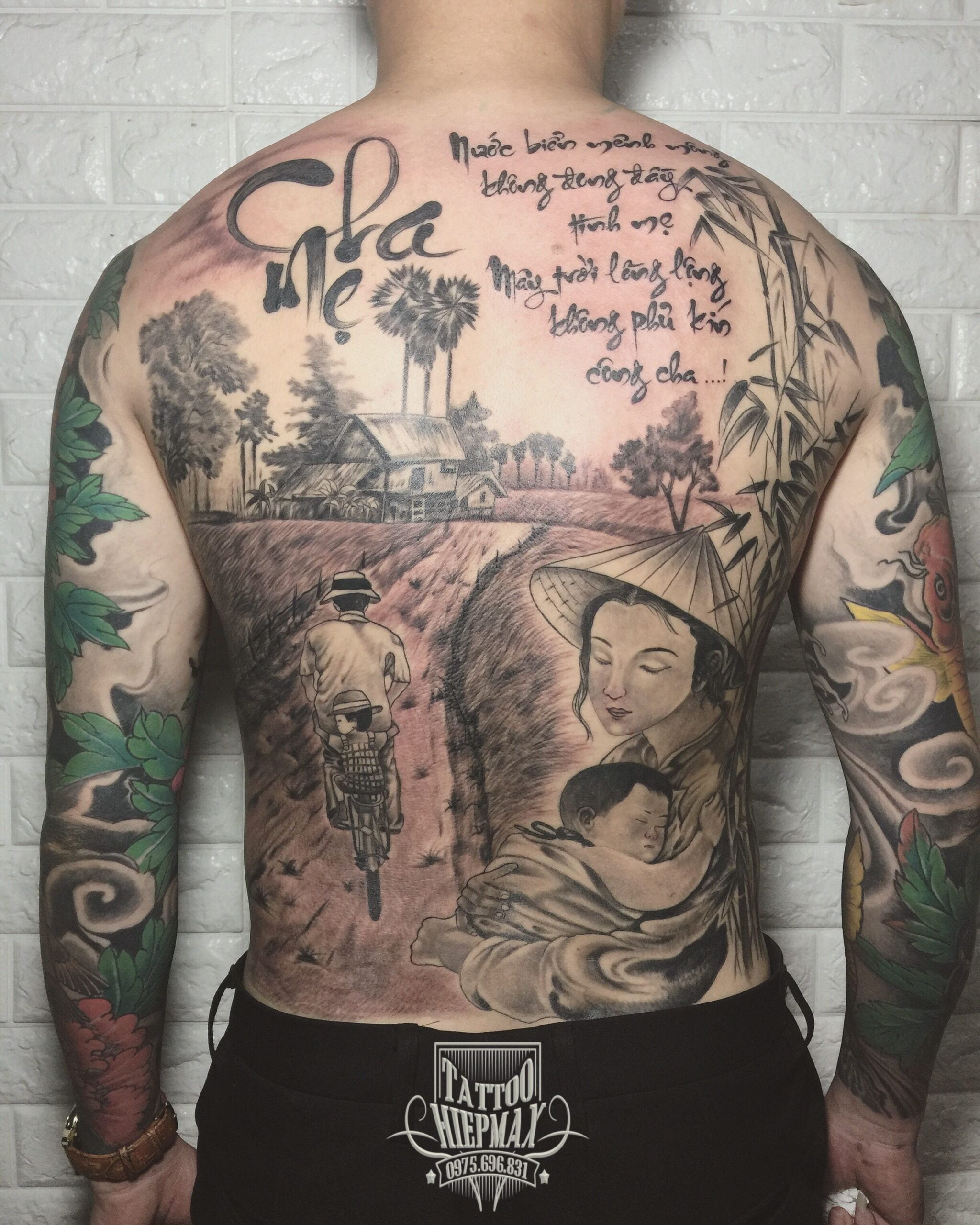 Hình Xăm Lưng Ý Nghĩa ️ Tattoo Nửa Lưng Nam Nữ Đẹp