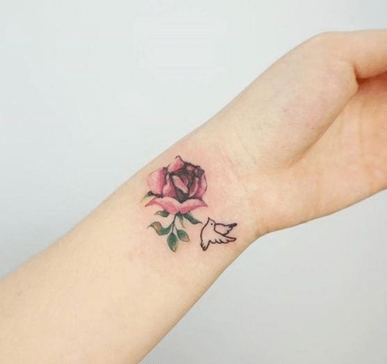 Tattoo hoa hồng đẹp