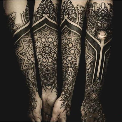 Tattoo hoa văn tuyệt đẹp cho nam giới