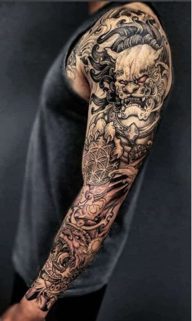 Tattoo kín tay độc đáo và mạnh mẽ