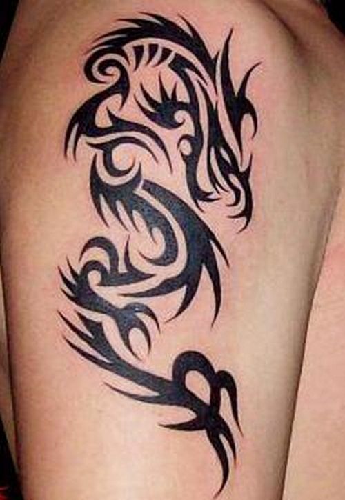 Tattoo xăm rồng đơn giản nhất
